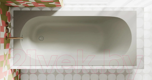 Изображение товара Ванна из искусственного мрамора Salini Ornella Kit 160x70 / 102416G (S-Sense, глянцевый)