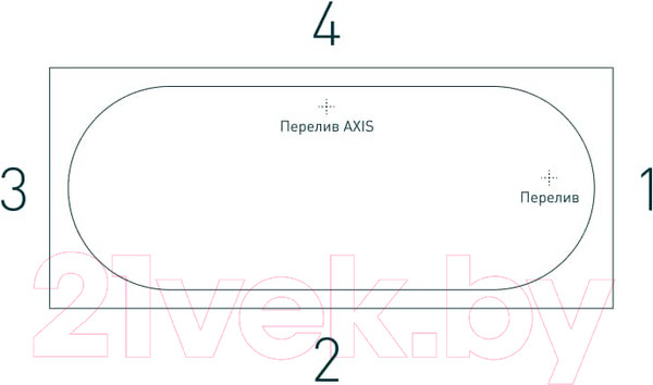 Изображение товара Ванна из искусственного мрамора Salini Ornella Kit 160x70 / 102416G (S-Sense, глянцевый)