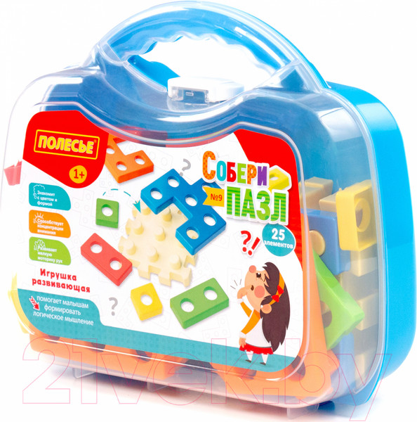 Изображение товара Конструктор Полесье Собери пазл №9 / 94759