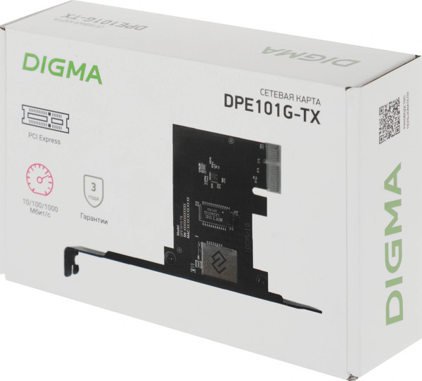 Изображение товара Сетевая карта Digma DPE101G-TX