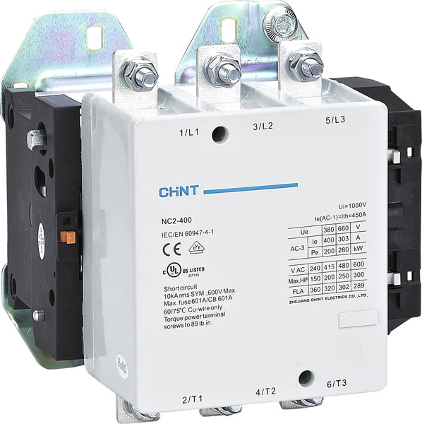 Изображение товара Контактор Chint NC2-400 400А 400В AC AC-3 (R) / 236166