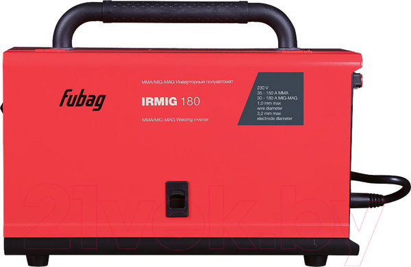 Изображение товара Полуавтомат сварочный Fubag IRMIG 180 / 41390 (с горелкой)