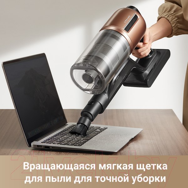 Изображение товара Вертикальный пылесос Dreame Cordless Vacuum Cleaner Z20 + Фен Dreame hairdryer Glory White