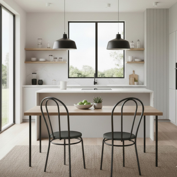 Изображение товара Стул Mio Tesoro Тюльпан (серый/черный)