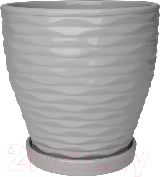 Изображение товара Вазон Вещицы Эллипс Fdtc1 (серый)
