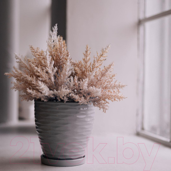 Изображение товара Вазон Вещицы Эллипс Fdtc1 (серый)