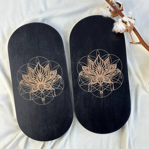 Изображение товара Доска садху Verbayoga BF012 (Black Lotus, шаг гвоздей 10мм)