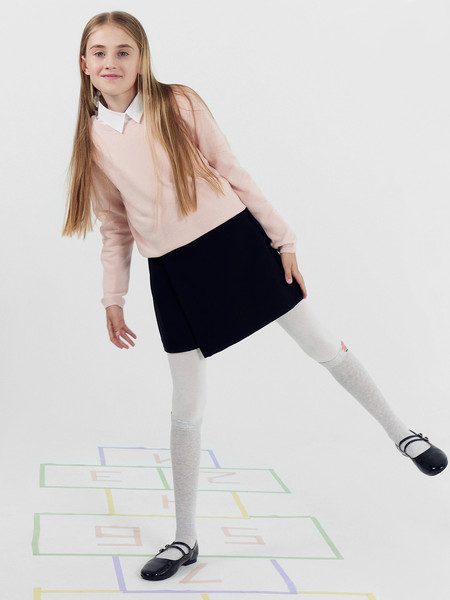 Изображение товара Колготки детские Mark Formelle 712K-2797 (р.140-146, белый/светло-серый меланж)