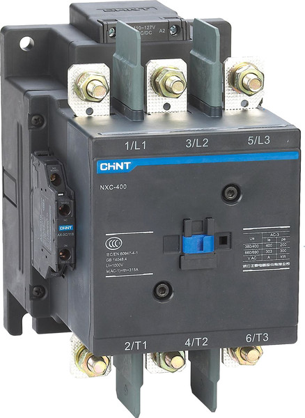 Изображение товара Контактор Chint NXC-330 330А 220В AC 2НО+2НЗ AC-3 (R) / 836545