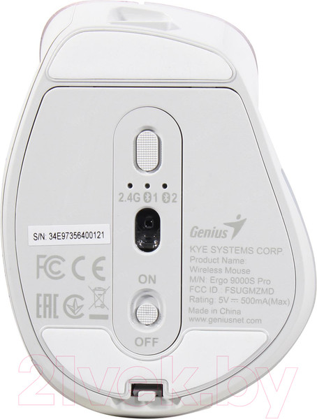 Изображение товара Мышь Genius Ergo 9000S Pro (розовый)