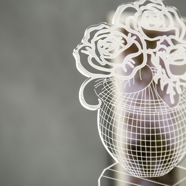 Изображение товара Ночник Risalux Ваза с цветами / 4814583