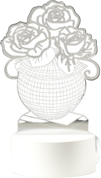 Изображение товара Ночник Risalux Ваза с цветами / 4814583