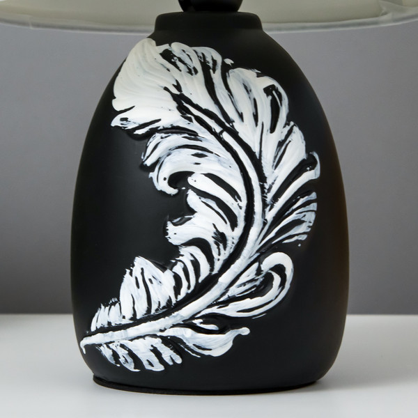 Изображение товара Прикроватная лампа Risalux 16537/1BK / 6250878 (черный/белый)