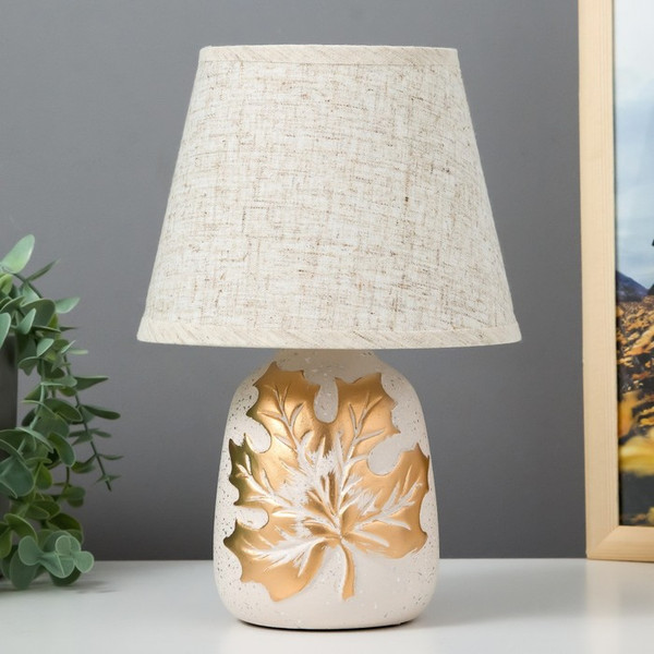 Изображение товара Прикроватная лампа Risalux 16536/1WT / 6250876 (белый/золото)