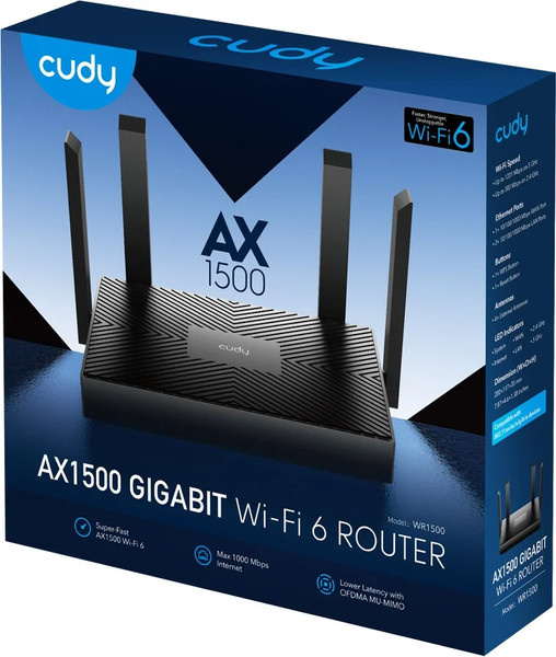 Изображение товара Беспроводной маршрутизатор Cudy WR1500
