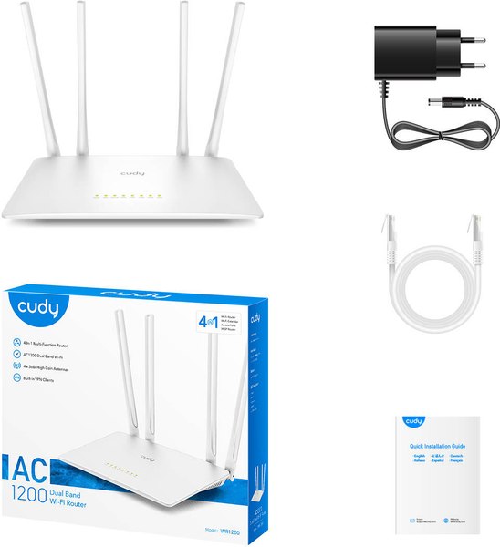 Изображение товара Беспроводной маршрутизатор Cudy WR1200
