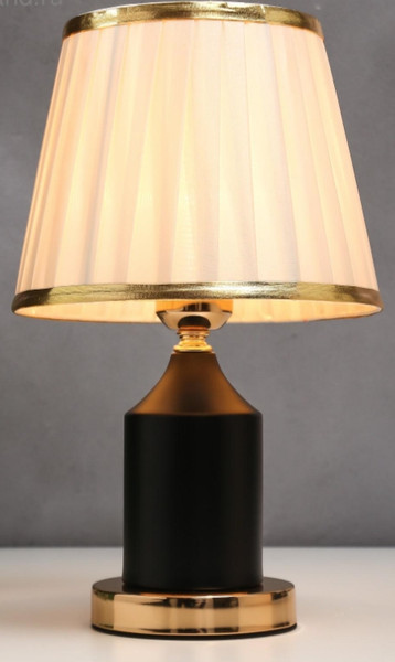 Изображение товара Прикроватная лампа Risalux 16136/1BK / 5147890 (черный/золото)