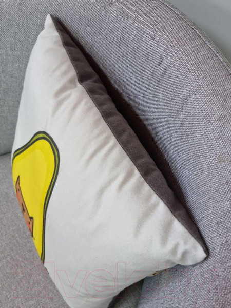 Изображение товара Подушка декоративная MATEX Fantasy. Авокато / 58-618 (серый/желтый)