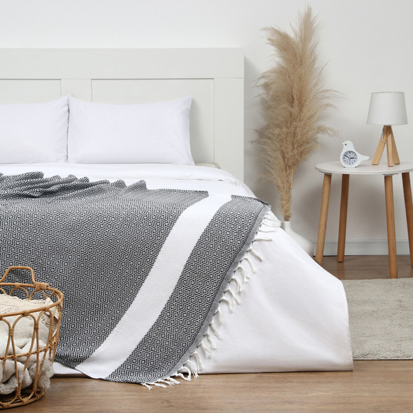 Изображение товара Плед Этель East 100x180 / 10398563 (темно-серый)