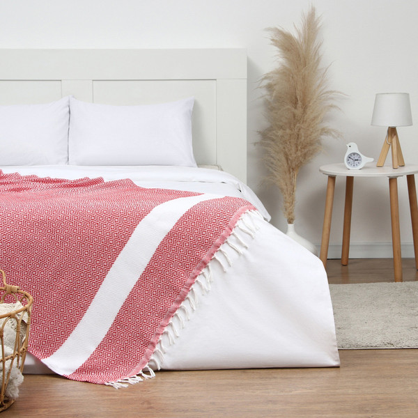 Изображение товара Плед Этель East 100x180 / 10398564 (красный)