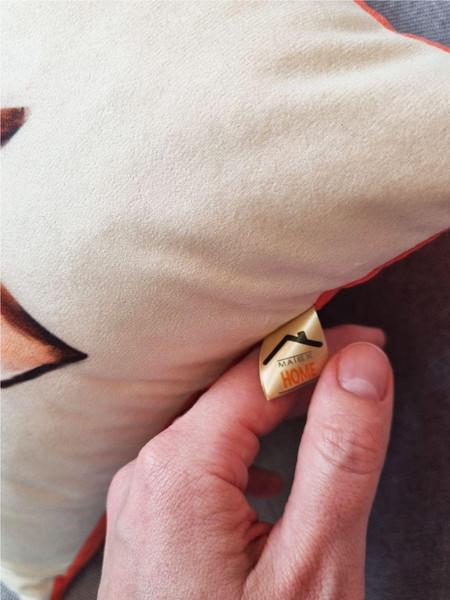 Изображение товара Подушка декоративная MATEX Fantasy. Кот пончик / 62-554 (серый/розовый)