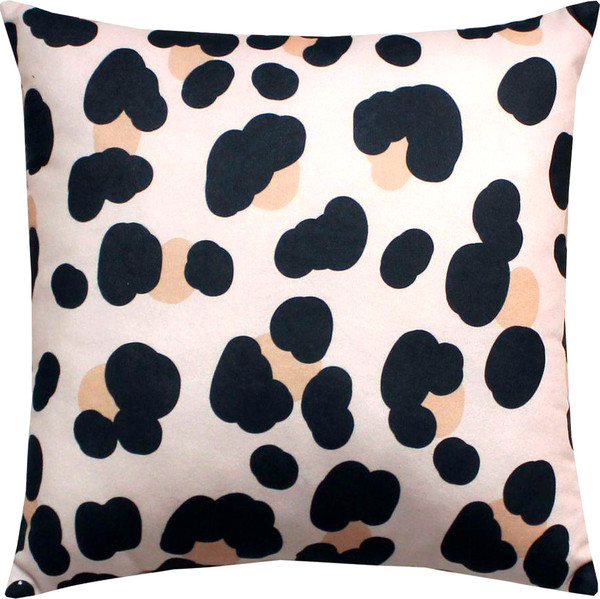 Изображение товара Подушка декоративная MATEX Fantasy. Леопард 1 / 62-646 (светло-розовый/черный)