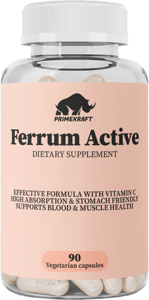 Изображение товара Пищевая добавка Prime Kraft Феррум Актив VEG CAPS (90 капсул)