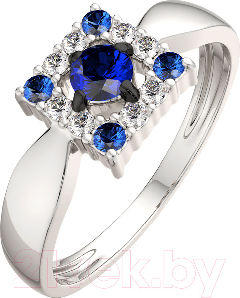 Изображение товара Кольцо из белого золота ZORKA 2D10122.14K.W.ZZ (р.17.5, с бриллиантами)