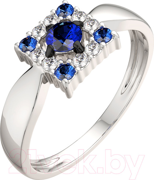 Изображение товара Кольцо из белого золота ZORKA 2D10122.14K.W.ZZ (р.17.5, с бриллиантами)