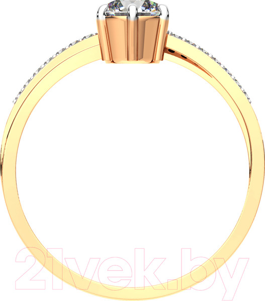 Изображение товара Кольцо из розового золота ZORKA 210515 (р.17.5, с фианитами)