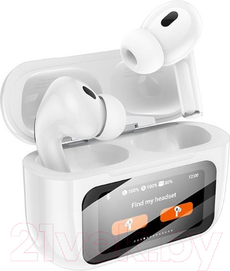 Изображение товара Беспроводные наушники Hoco EW72 TWS Touch Screen + ANC (белый)