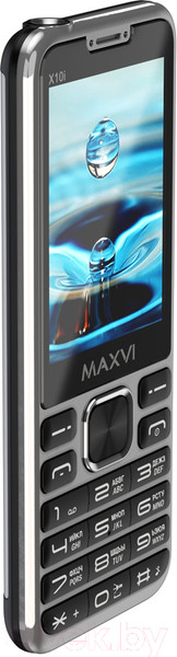 Изображение товара Мобильный телефон Maxvi X10i (металлик/серебристый)