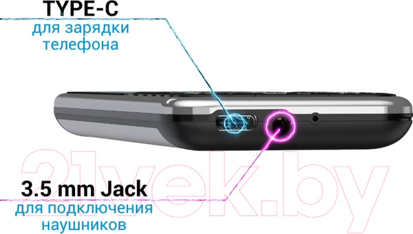 Изображение товара Мобильный телефон Maxvi X10i (металлик/серебристый)