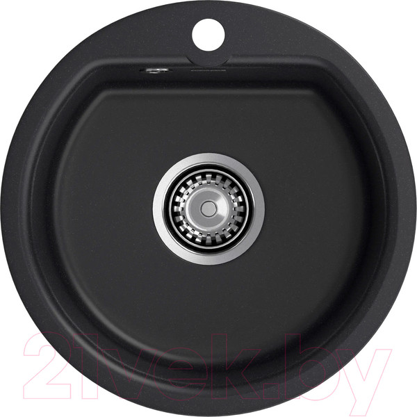 Изображение товара Мойка кухонная GranFest Smart 435 (черный)