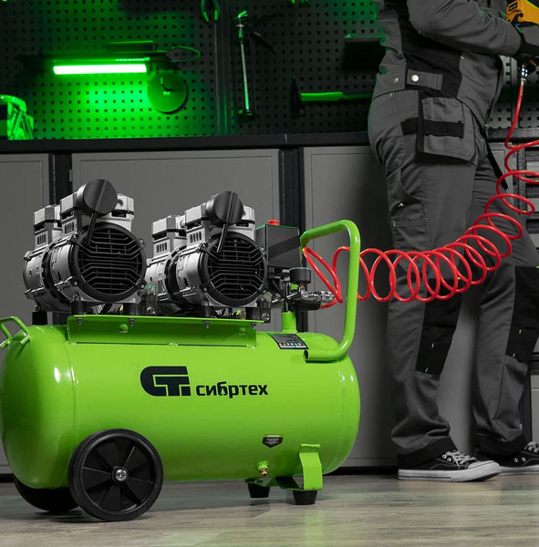 Изображение товара Воздушный компрессор СибрТех 58007
