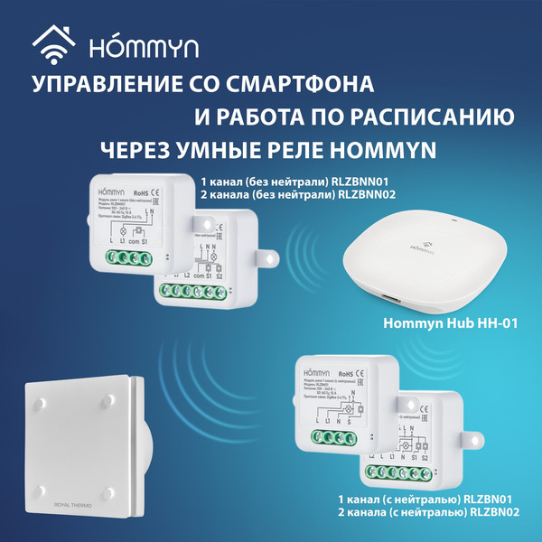 Изображение товара Вентилятор накладной Royal Thermo RAFC 100 (белый)