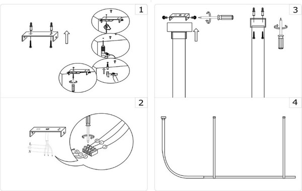Изображение товара Потолочный светильник Kinklight Элара 08461-150.19 (черный)