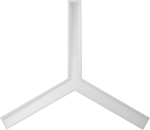 Изображение товара Потолочный светильник ЭРА Geometria Igrek SPO-144-W-40K-066 / Б0050572