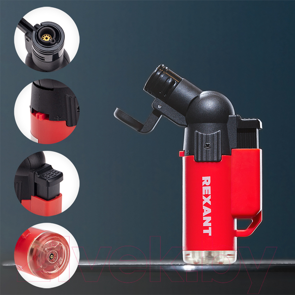 Изображение товара Зажигалка Rexant Турбо GT-10 / 12-0010-2