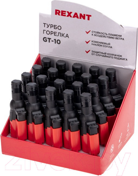 Изображение товара Зажигалка Rexant Турбо GT-10 / 12-0010-2