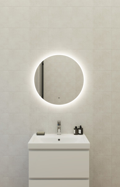 Изображение товара Зеркало Cersanit Eclipse Fusion 62x62 / 64809 (с подсветкой)