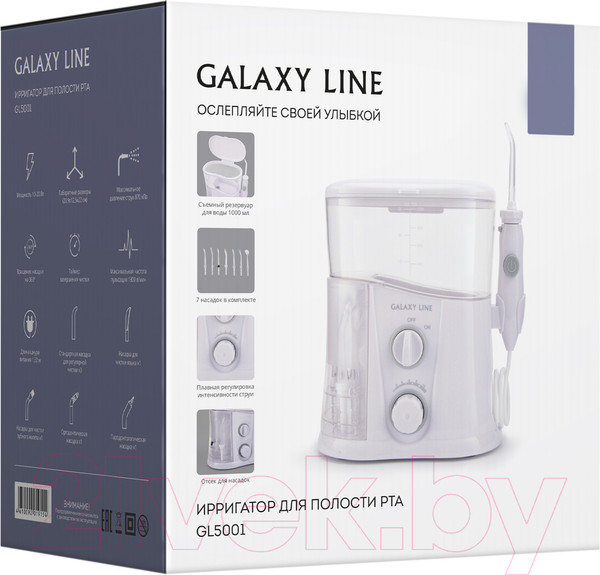 Изображение товара Ирригатор Galaxy Line GL5001 (белый)