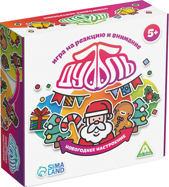 Изображение товара Настольная игра Лас Играс Новый год: Дуббль. Настроение / 9508924