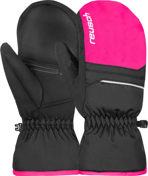 Изображение товара Варежки лыжные Reusch Alan Junior / 6461415-7720 (р-р 5, Black/Pink Glo)