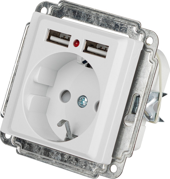 Изображение товара Розетка INTRO Accent 6-410-01 / Б0063689 (белый)