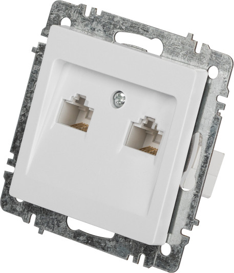 Изображение товара Розетка INTRO Accent 6-304-01 / Б0063646 (белый)