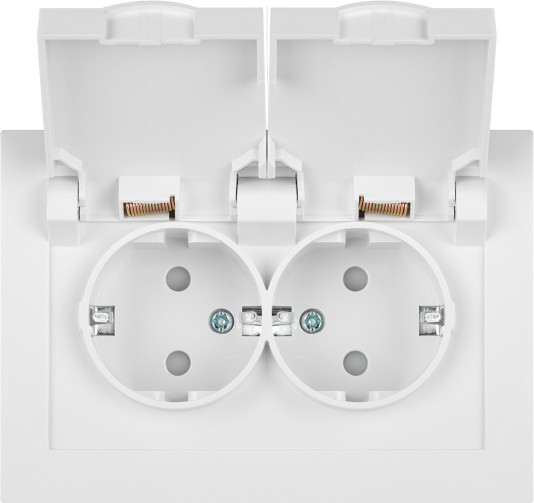 Изображение товара Розетка INTRO Accent 6-210-01 / Б0063577 (белый)
