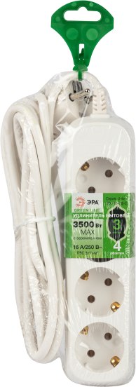 Изображение товара Удлинитель ЭРА Greenline UDL-16-430-E / Б0065028
