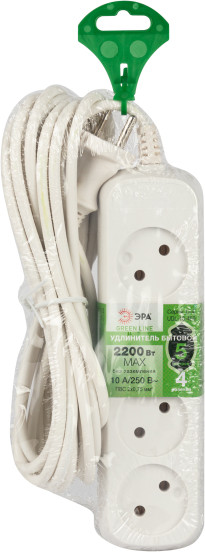 Изображение товара Удлинитель ЭРА Greenline UDL-10-450 / Б0065063