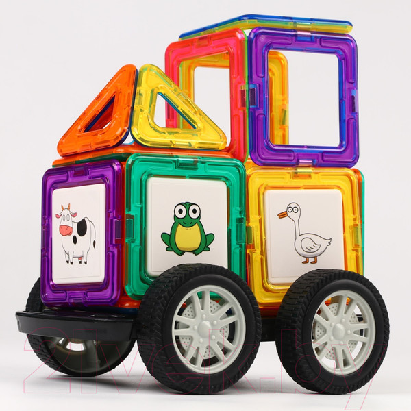 Изображение товара Конструктор магнитный Синий трактор 9949276